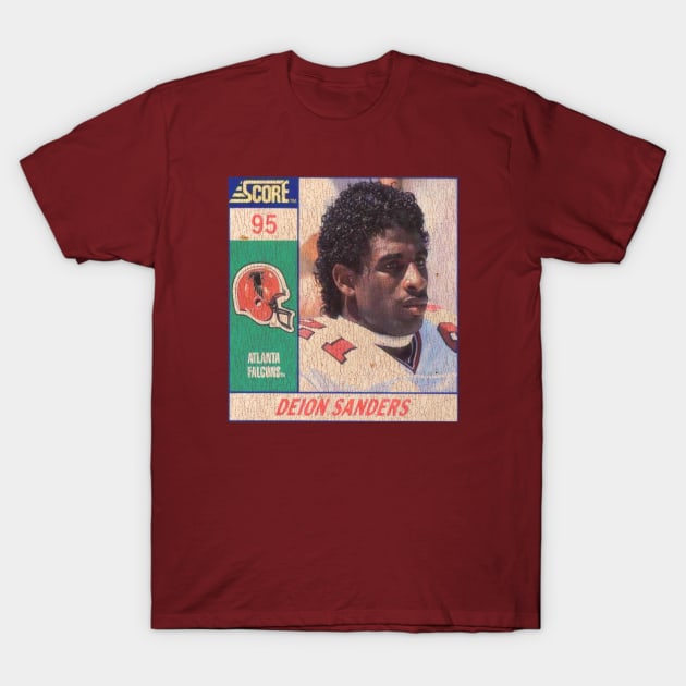 Retro Deion Rookie Card T-Shirt by Marc Graphic